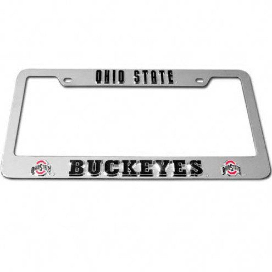 Car Accessories * | Discount Ohio State Buckeyes License Plate Frame