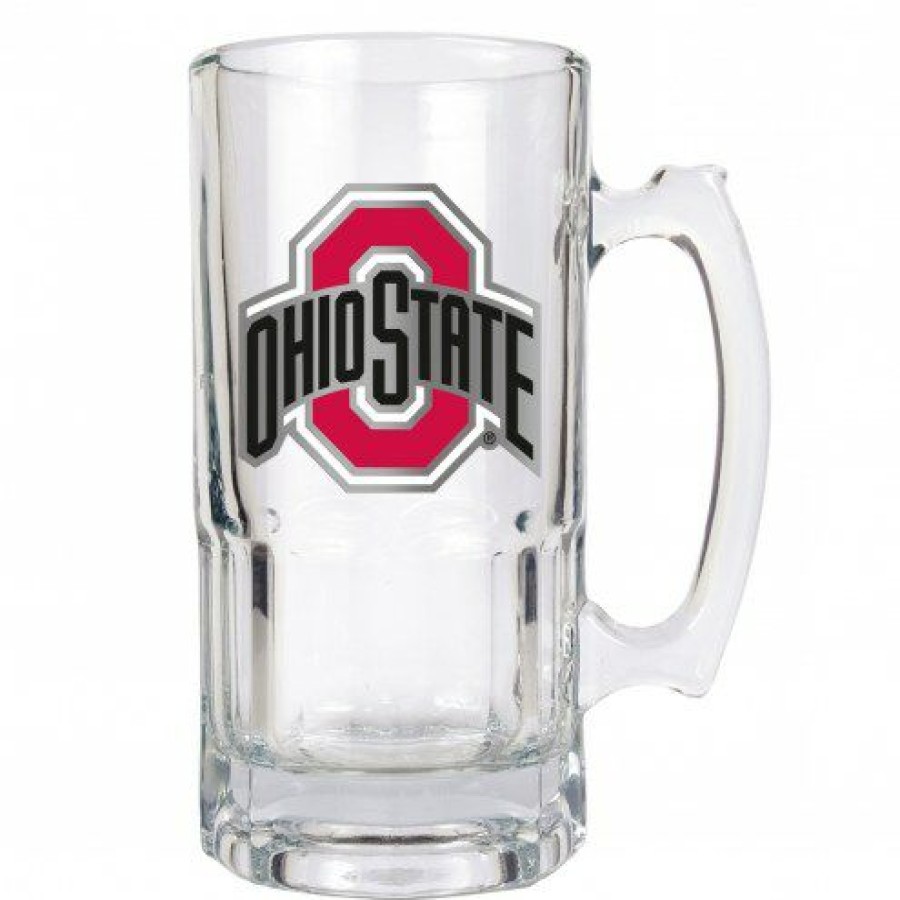 Kitchen & Bar Accessories * | Discount Ohio State Buckeyes College 1 Liter Glass Macho Mug