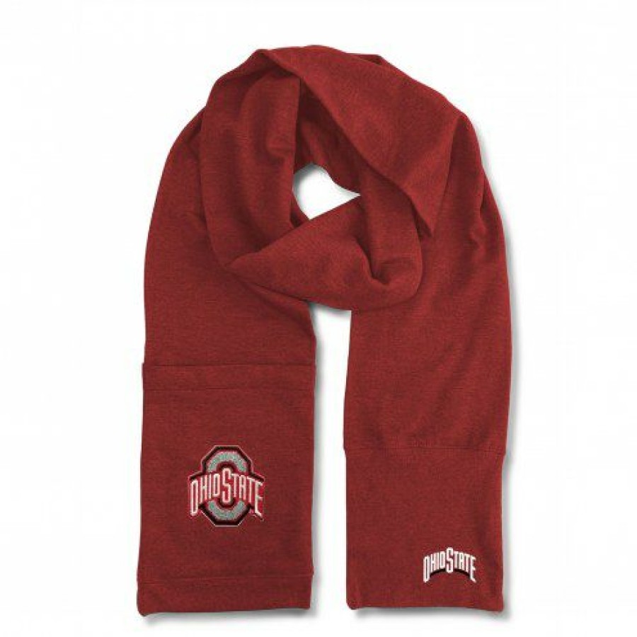 Accessories * | Discount Ohio State Buckeyes Jimmy Bean 4-In-1 Scarf