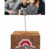 Home & Office Decor * | Discount Ohio State Buckeyes Block Spiral Photo Holder