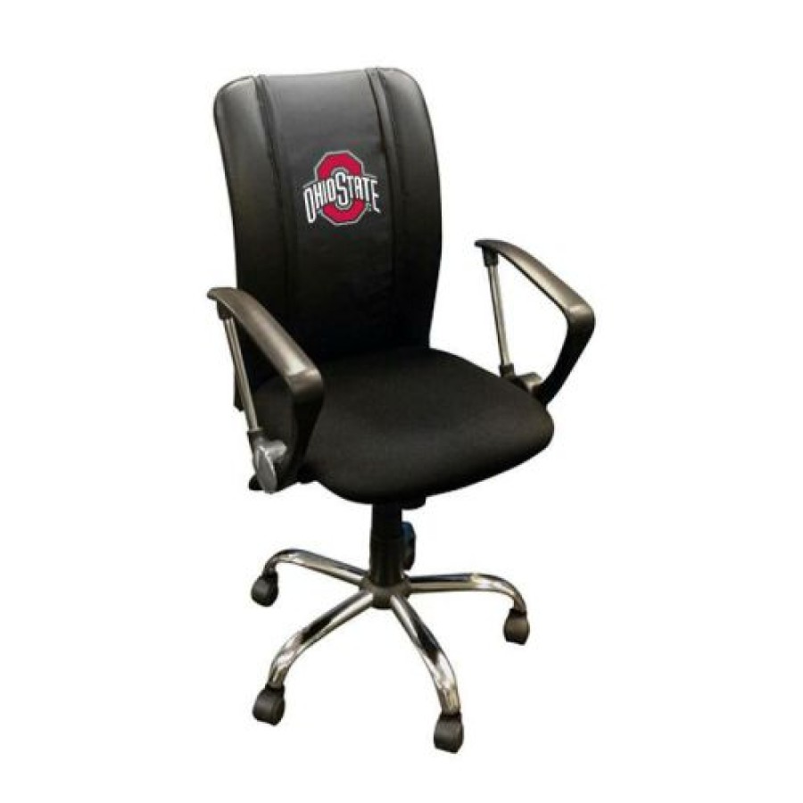 Home & Office Decor * | Discount Ohio State Buckeyes Xzipit Curve Desk Chair