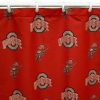 Bed & Bath * | Discount Ohio State Buckeyes Shower Curtain