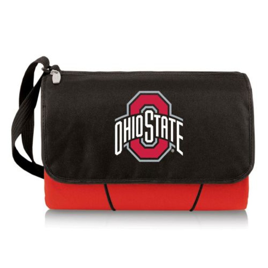 Tailgating & Stadium Gear * | Discount Ohio State Buckeyes Ncaa Red Blanket Tote